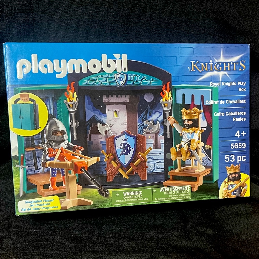 2015 Playmobil 5659 ROYAL KNIGHTS PLAY BOX King Castle Portable Playset